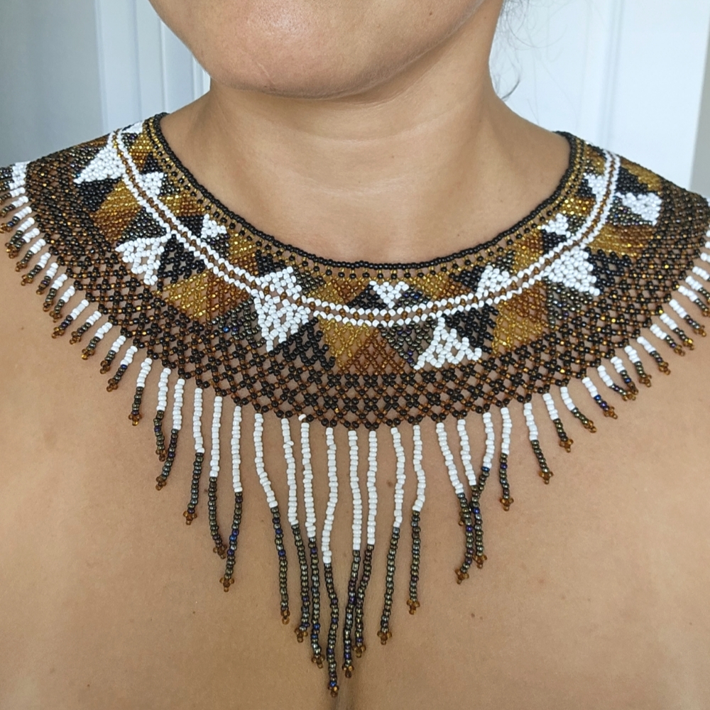Habdbeaded Mexican necklace